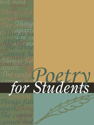 cover image of Poetry for Students